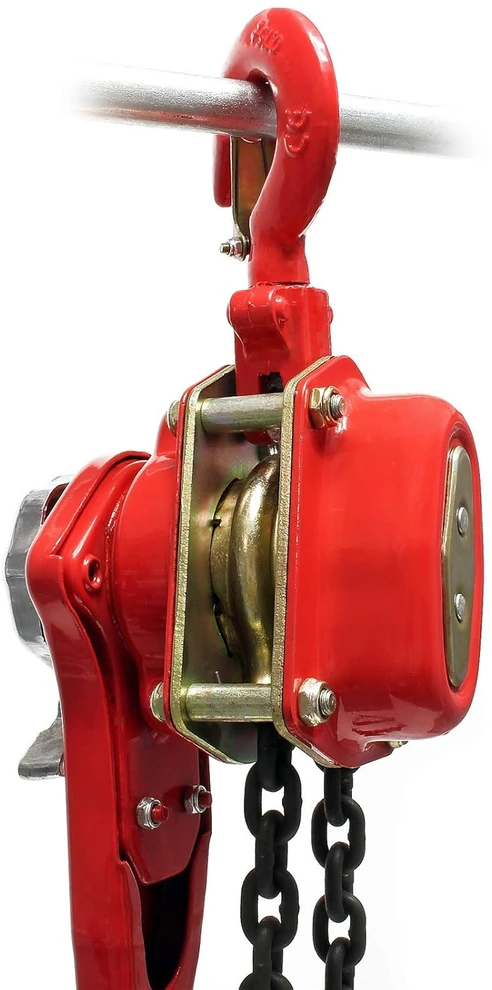 Wiltec rankinis svirtinis grandininis keltuvas 750 kg su 1,5 m plienine grandine, 62593