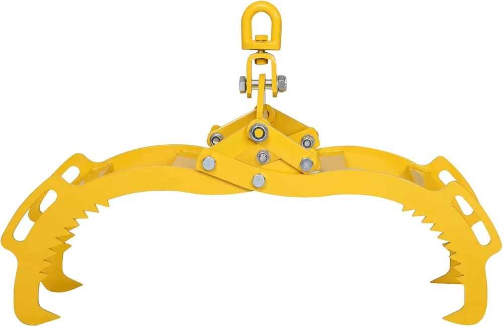 WilTec rąstų griebtuvas iki 620 mm, 1200 kg, su 4 spaustuvais, 62624