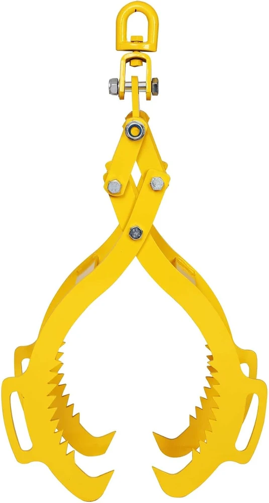 WilTec rąstų griebtuvas iki 620 mm, 1200 kg, su 4 spaustuvais, 62624