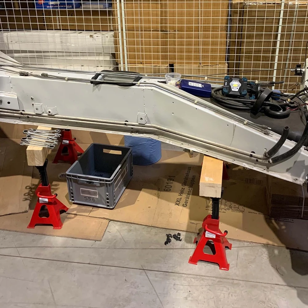 Wiltec reguliuojamo aukščio automobiliniai atraminiai stovai 6000 kg, 410–580 mm, 51459
