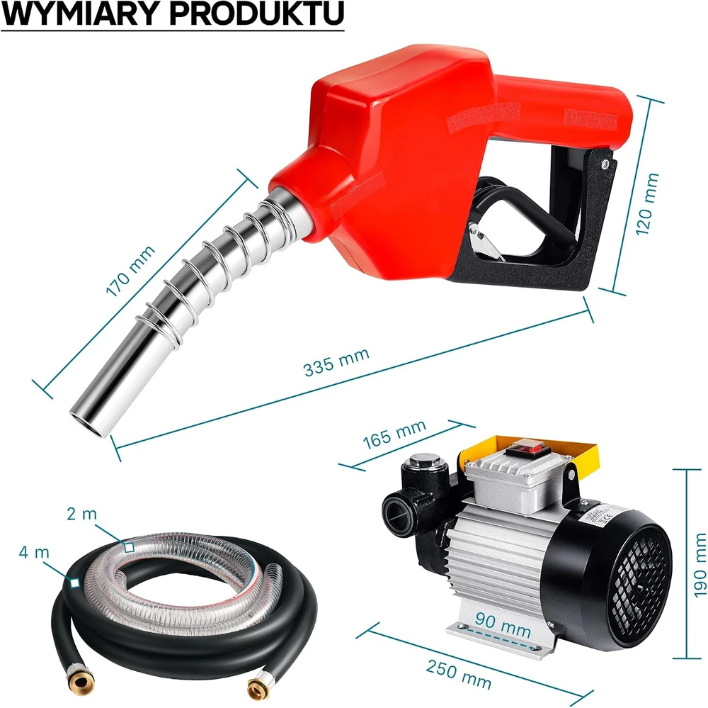 Wiltec savisiurbis kuro ir alyvos siurblys 550 W, 20–60 l/min, 230 V, 50958