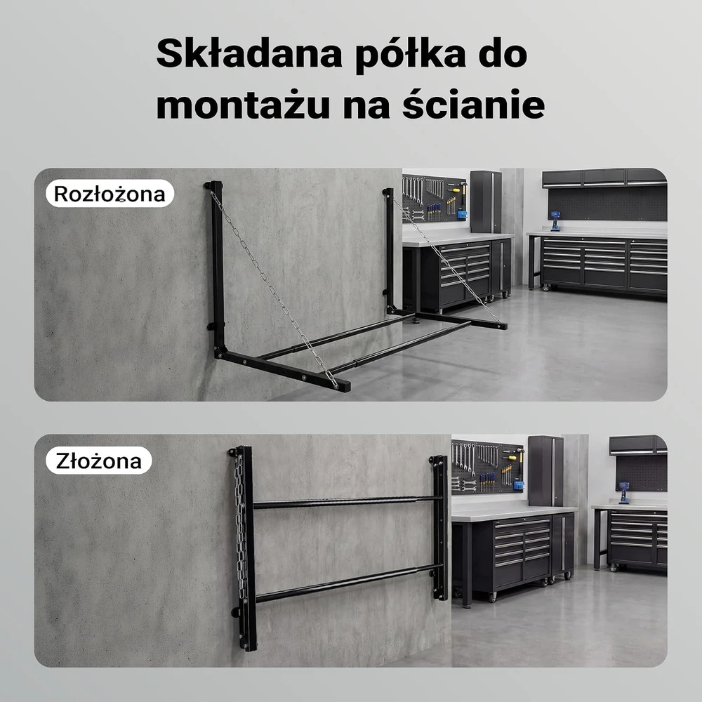 Wiltec sieninis padangų laikiklis 4 ratams iki 130 kg, 136 x 73 x 70,5 cm, 51484