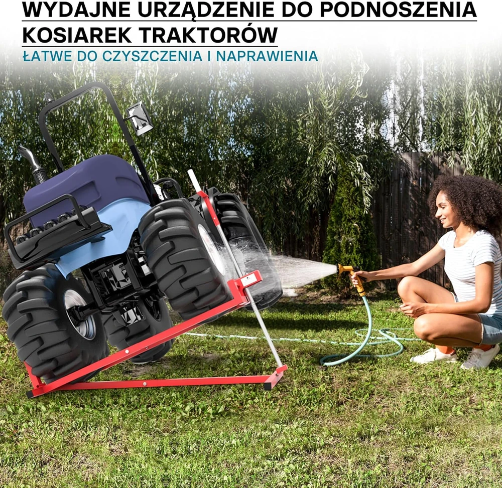 Wiltec šoninis traktoriuko ir sodo technikos keltuvas, plieno, pakeliamas iki 400 kg, reguliuojamas iki 35°, 50800
