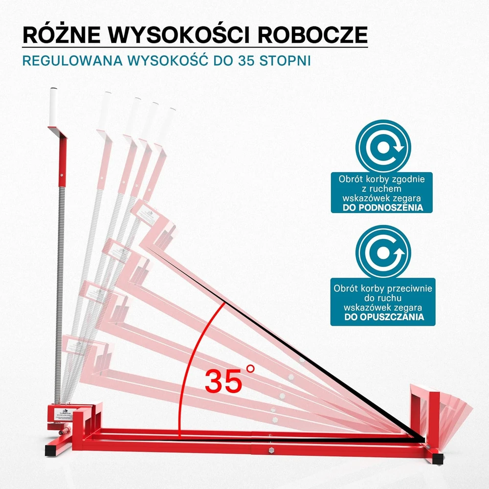 Wiltec šoninis traktoriuko ir sodo technikos keltuvas, plieno, pakeliamas iki 400 kg, reguliuojamas iki 35°, 50800