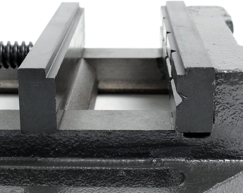 Wiltec staklių spaustuvas su 75 mm žandikauliais, ketaus, modelis 61003