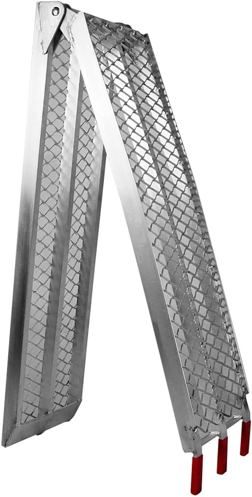 Wiltec sulankstoma aliumininė užvažiavimo rampa 226 cm, 340 kg, 30195