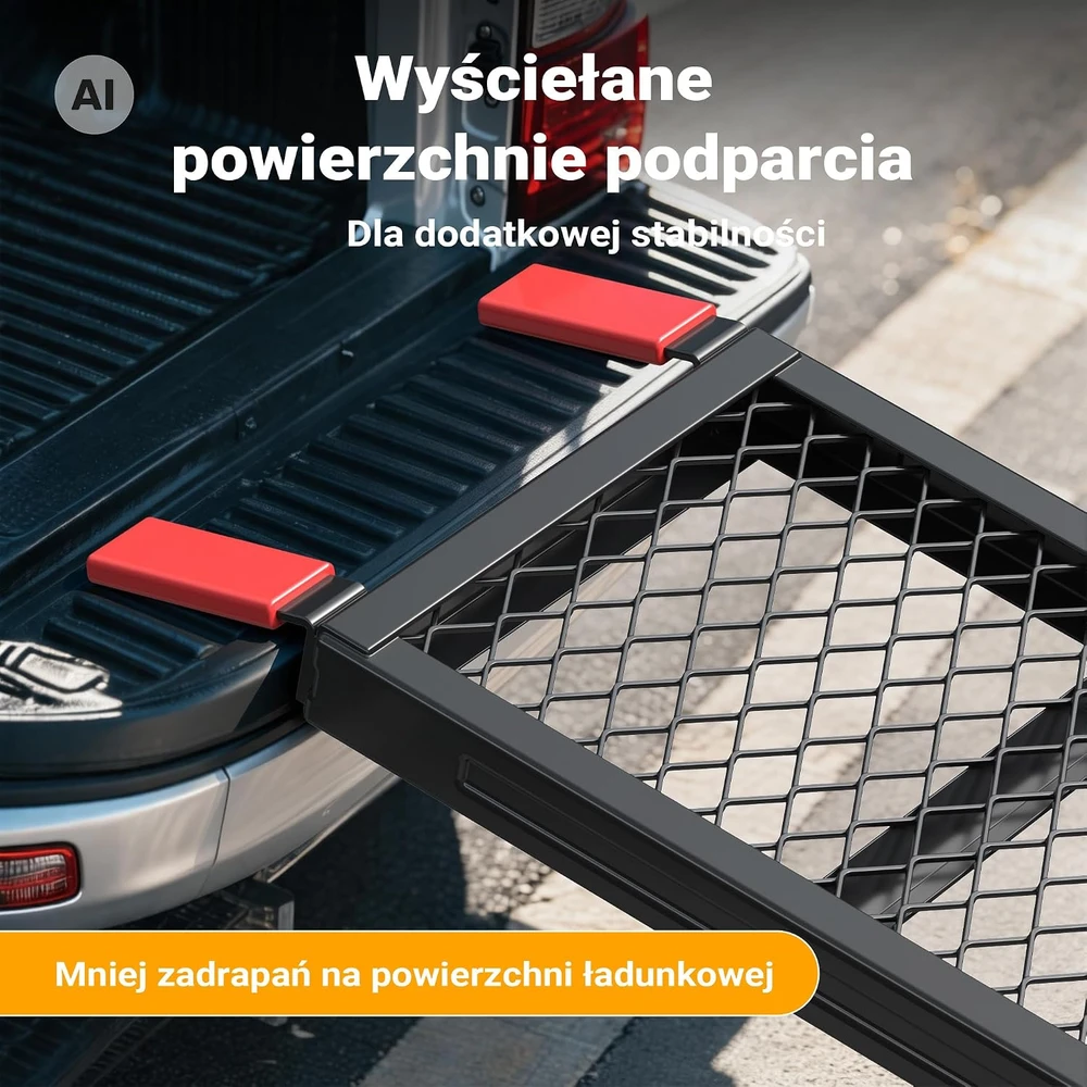 Wiltec sulankstoma pakrovimo rampa motociklams ir keturračiams, 203 cm, 340 kg, 62802