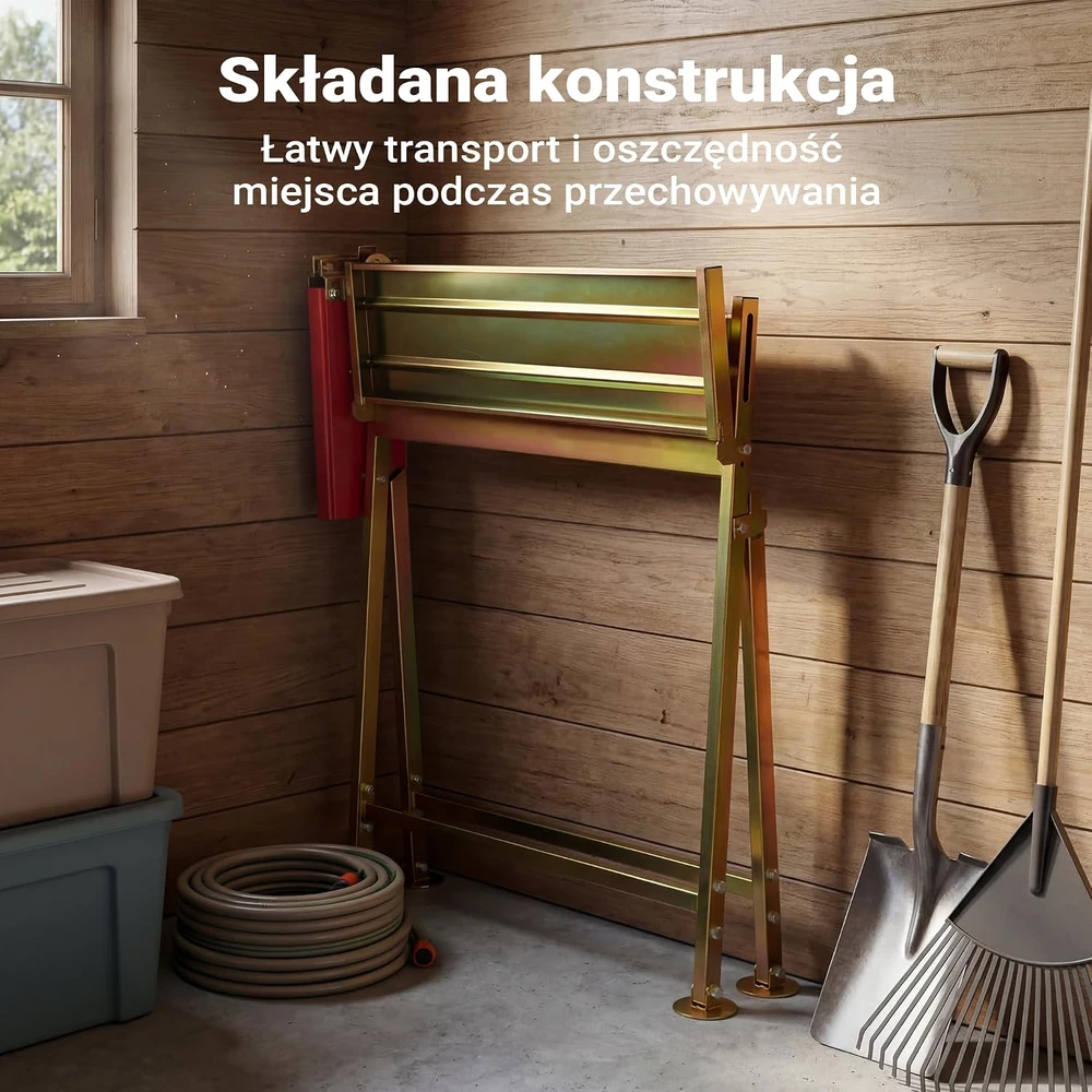 Wiltec sulankstomas medienos pjovimo stovas su pjūklo laikikliu, 120 kg, 61973