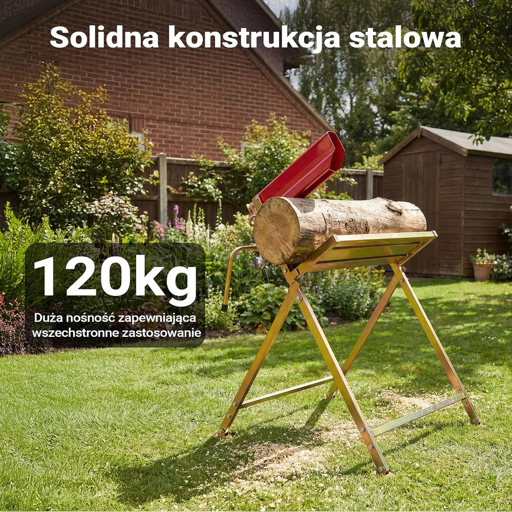Wiltec sulankstomas medienos pjovimo stovas su pjūklo laikikliu, 120 kg, 61973