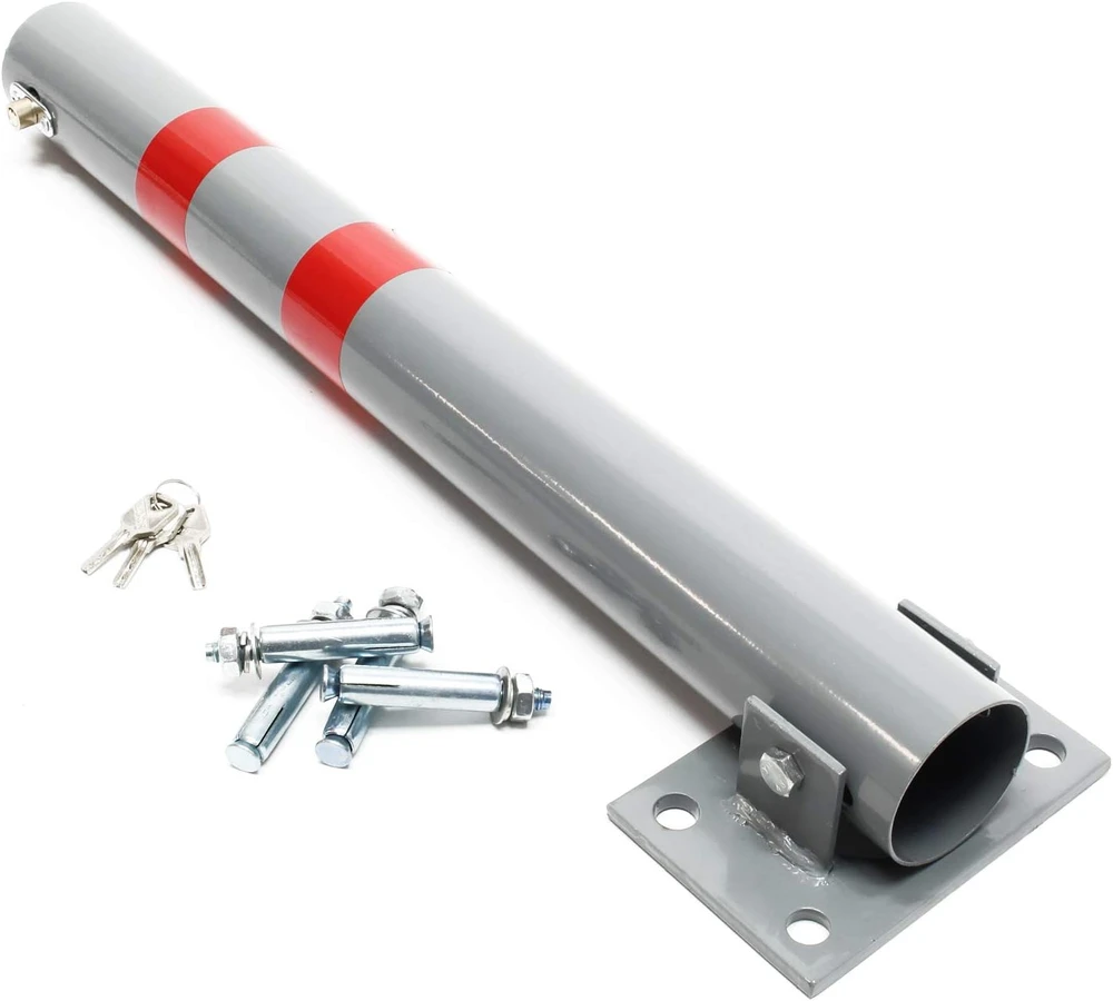 Wiltec sulankstomas parkavimo stulpelis 705 x Ø 75 mm, plieno, modelis 61485