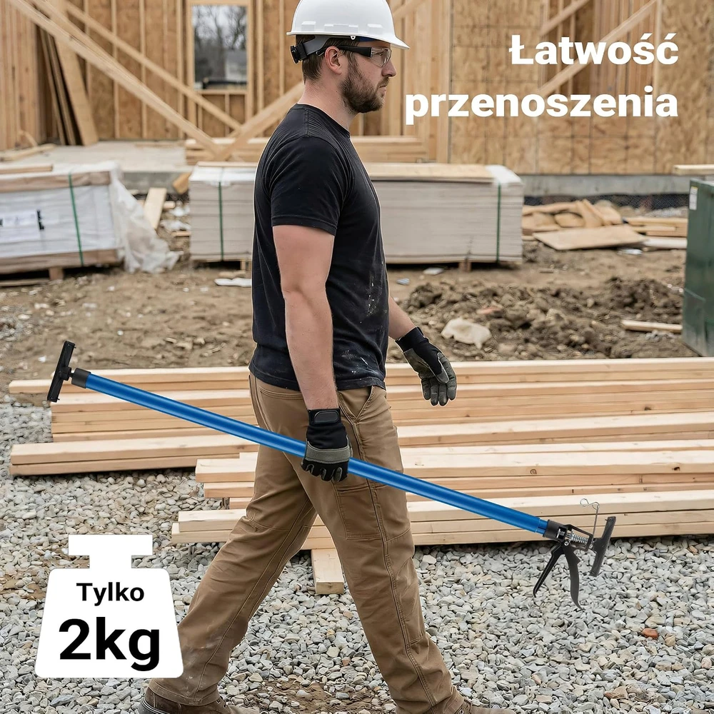 Wiltec teleskopinė montavimo atrama 115–290 cm, 30 kg, 61024