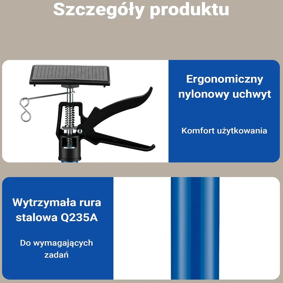 Wiltec teleskopinė montavimo atrama 115–290 cm, 30 kg, 61024