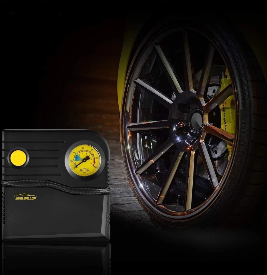 WindGallop elektrinis automobilinis padangų kompresorius 12 V, 150 psi, LD-1608