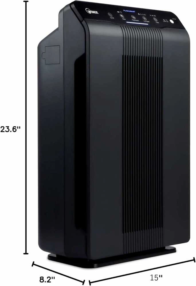 Winix 5500-2 oro valytuvas su HEPA H13 filtru, 390 m³/h, iki 99 m², juodas
