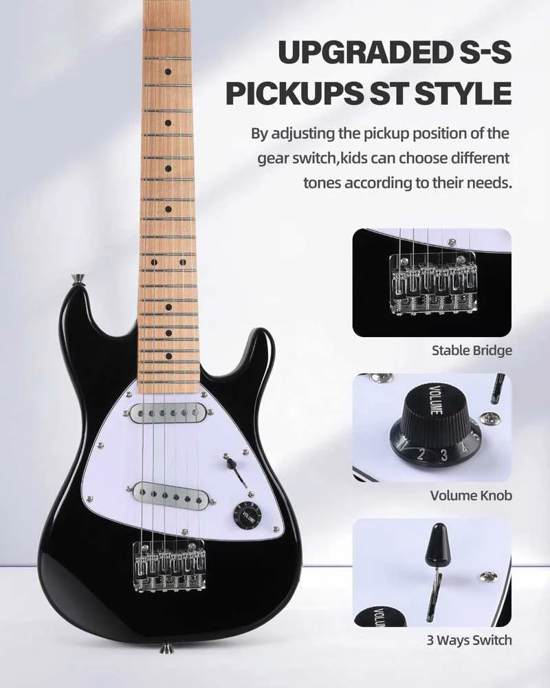 Winzz Elektrinė gitara vaikams, 30 colių