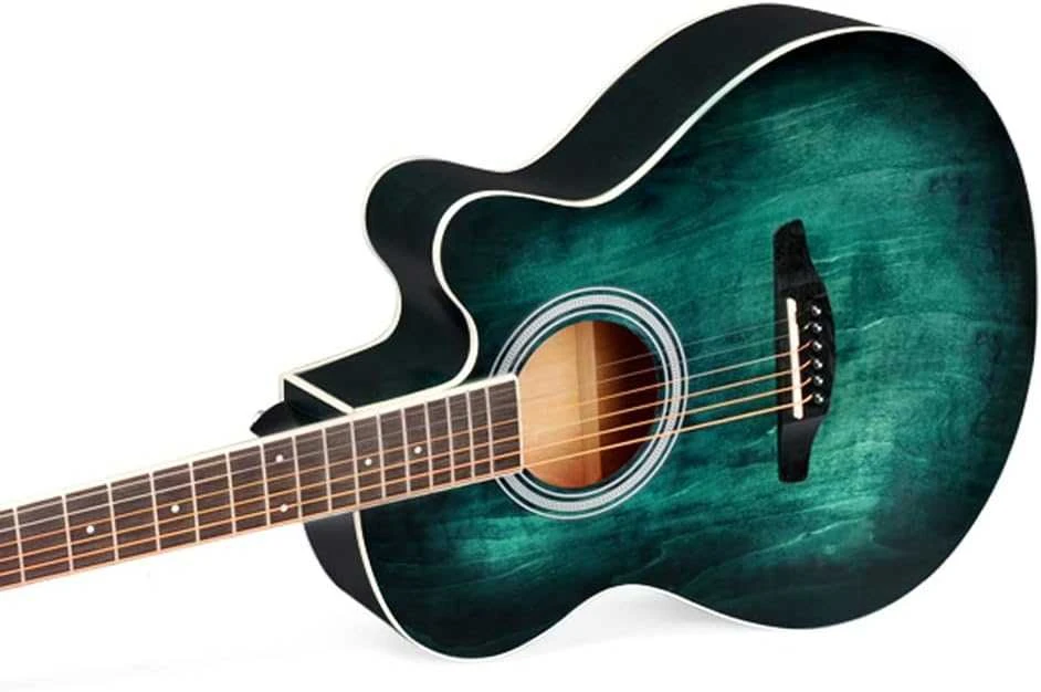 Winzz Plieninių stygų akustinė gitara pradedantiesiems