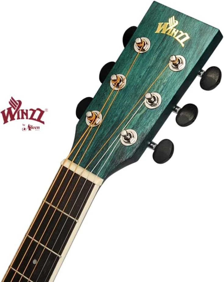 Winzz Plieninių stygų akustinė gitara pradedantiesiems