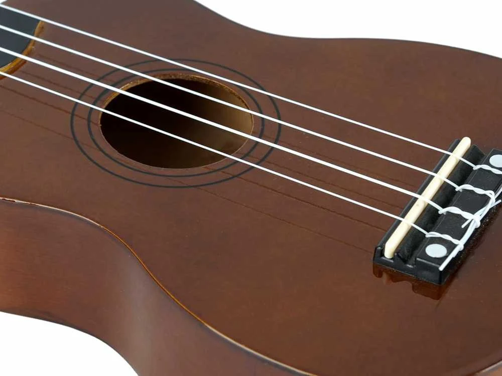 Winzz Sopraninės ukulelės rinkinys pradedantiesiems, rudas