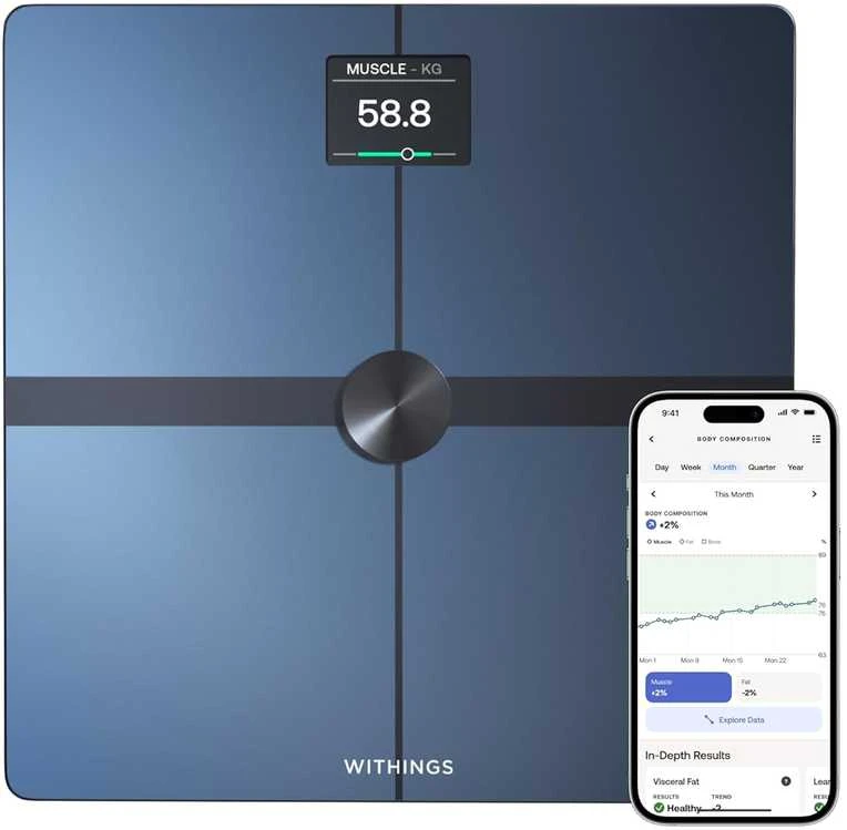 Withings Body Smart svarstyklės - Juodos