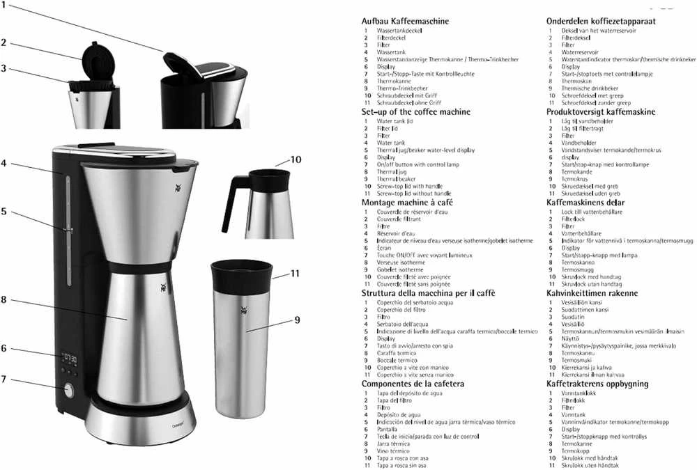 WMF 412260011 KM Aroma kavos aparatas