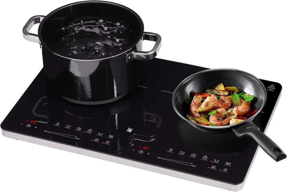 WMF Kult X dviguba indukcinė kaitlentė su 2 kaitvietėmis, 3500 W, 0415320011