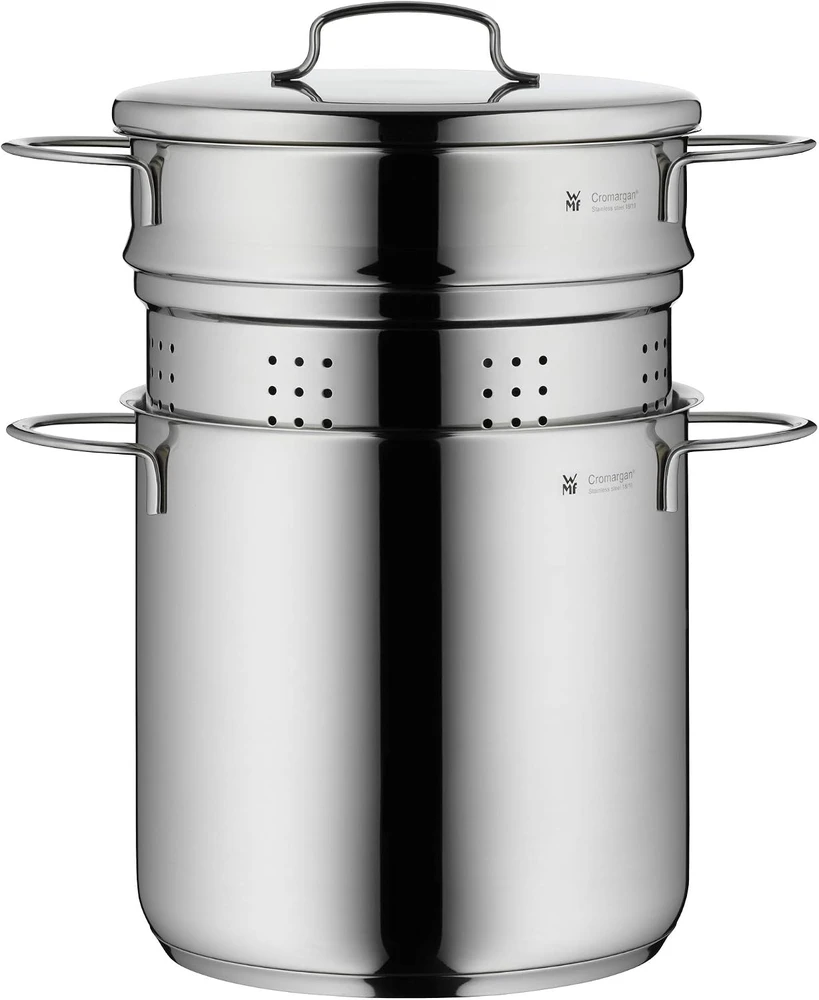 WMF makaronų puodas su įdėklu ir dangčiu, 3 l, Ø 18 cm, 0718826040