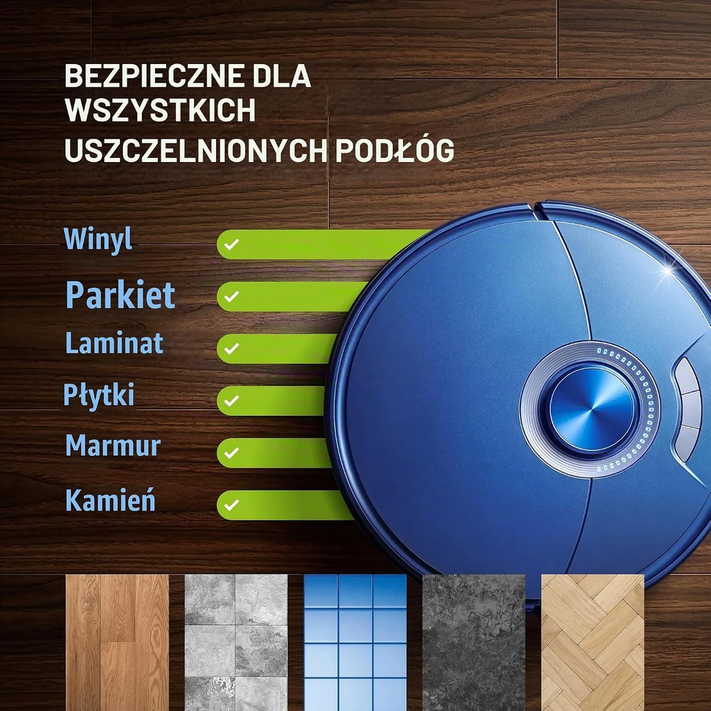WoldoClean grindų valiklis robotams su grindų plovimo funkcija, 5 l, 4262506451434