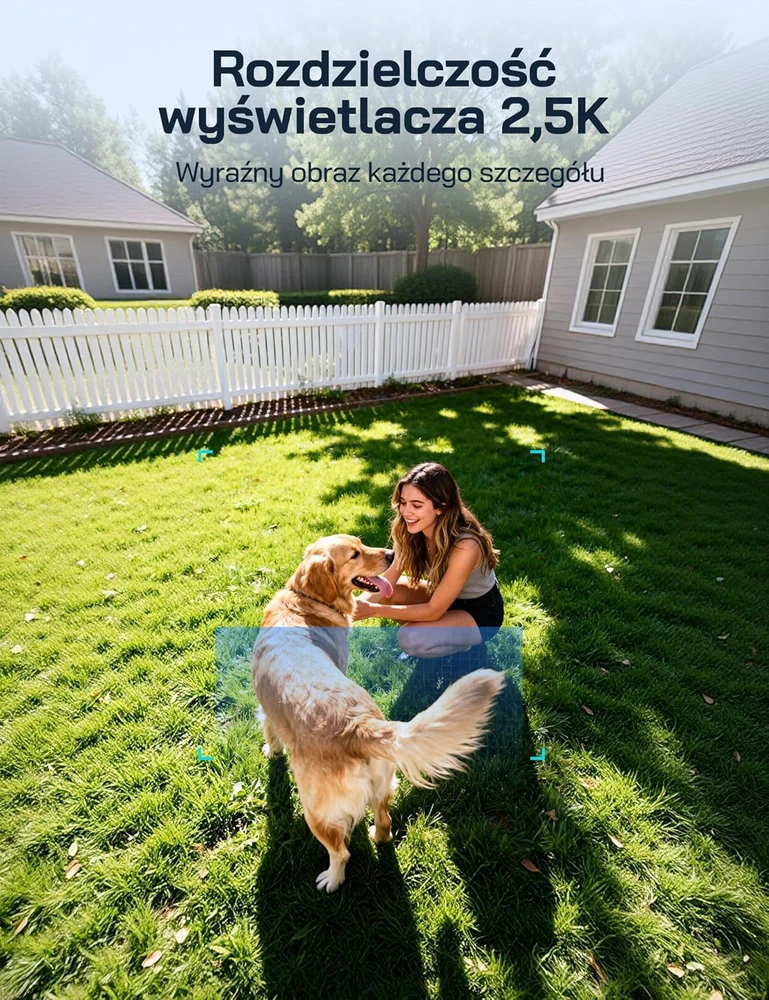 WOLFANG 4G LTE lauko stebėjimo kamera su saulės baterija, 2.5K vaizdo įrašu, naktiniu matymu, WT06-WB