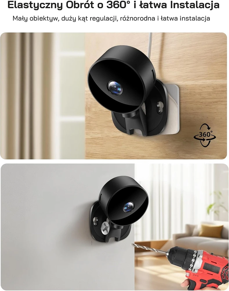 WOLFANG vidaus saugumo kamera Wi-Fi 1080p WS01-B-4