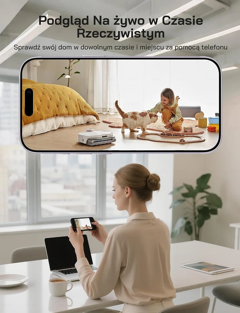 WOLFANG vidaus saugumo kamera Wi-Fi 1080p WS01-B-4