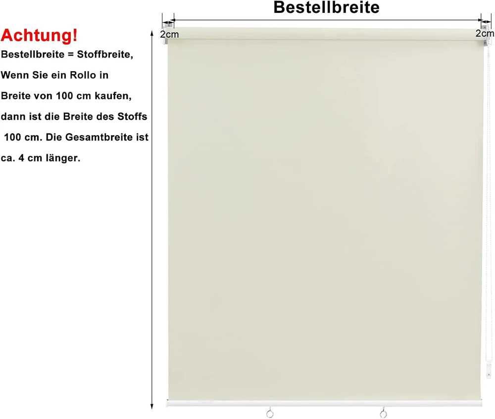 WOLTU lauko vertikali markizė 140 x 240 cm, smėlio spalvos, 4063425126775