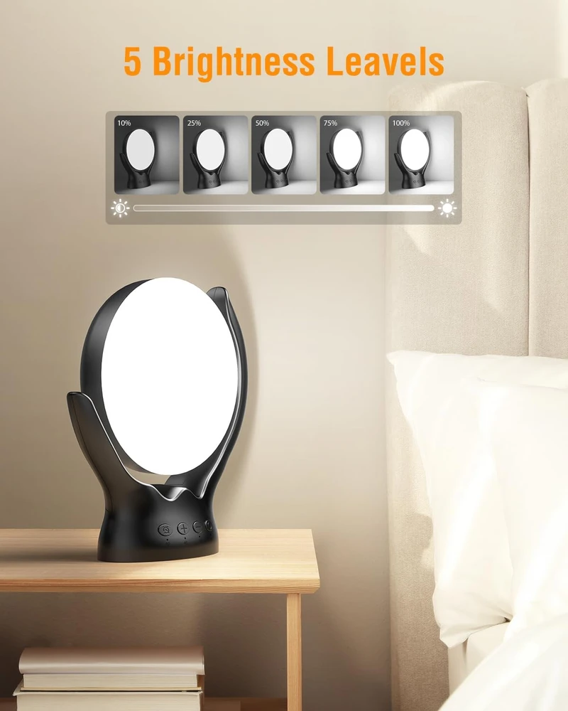 Wopigh šviesos terapijos LED lempa 10 000 lx, 20 W, reguliuojama GLD-1004
