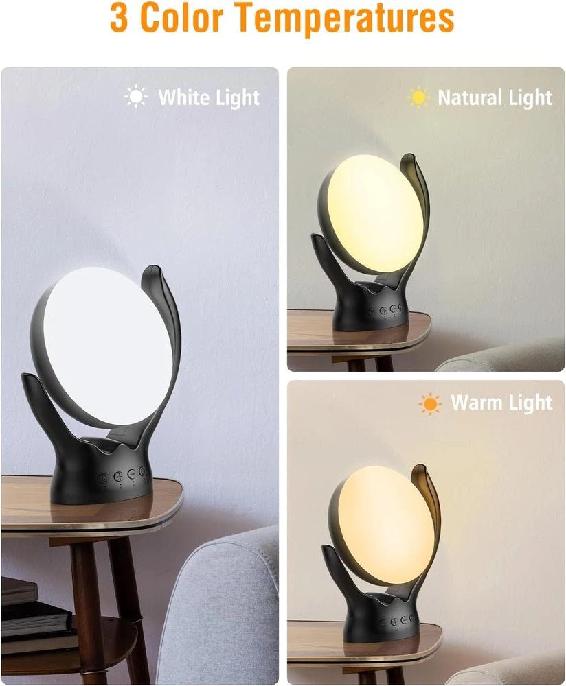 Wopigh šviesos terapijos LED lempa 10 000 lx, 20 W, reguliuojama GLD-1004