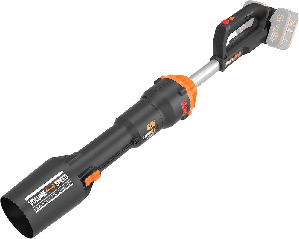 WORX akumuliatorinė lapų pūstuvas 40 V, 266 km/h, be akumuliatoriaus ir įkroviklio, WG585E.9