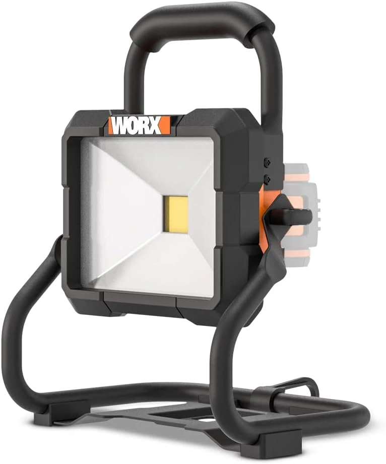 WORX akumuliatorinė LED darbinė lempa 20 V, 1500 lm, 360° kampas, WX026.9