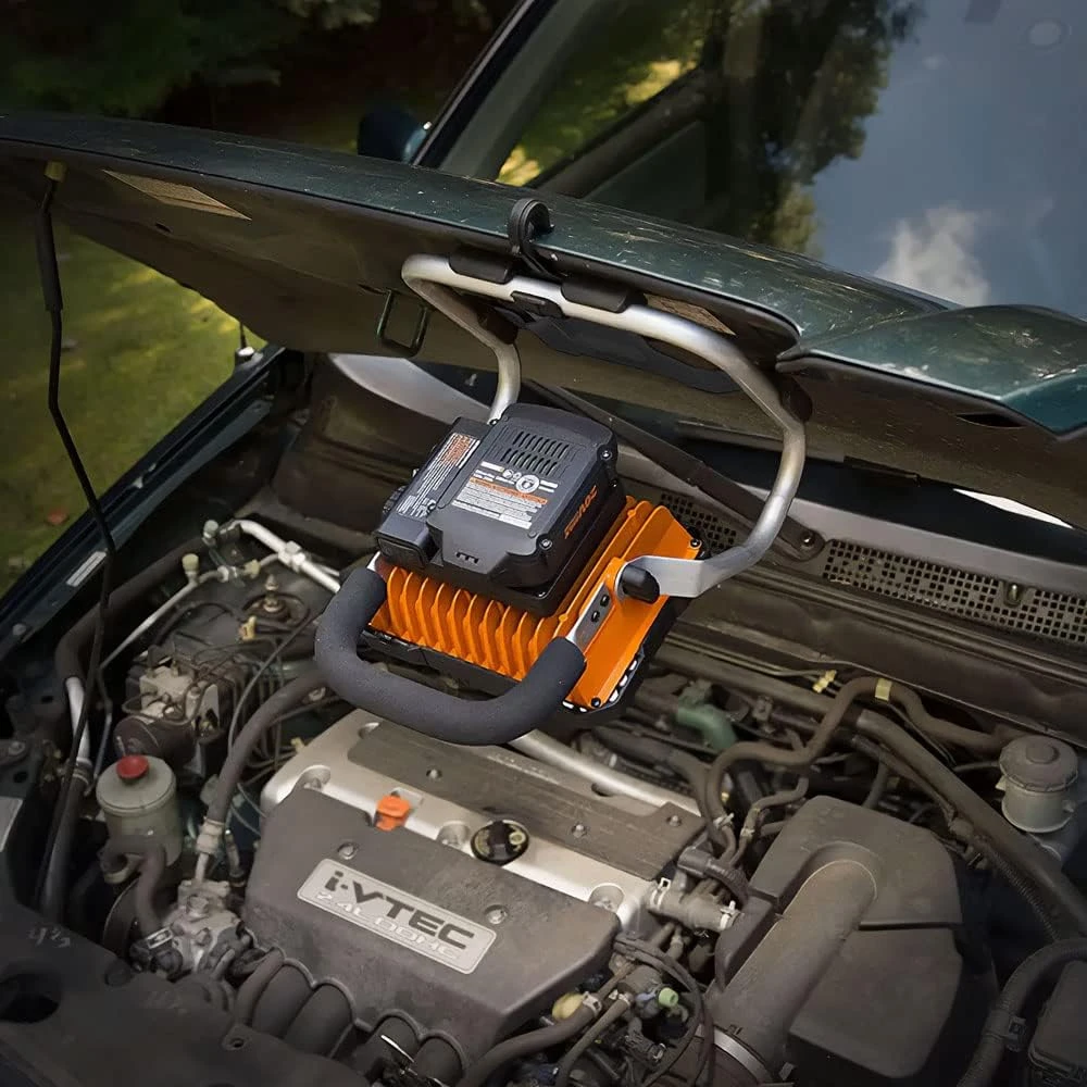 WORX akumuliatorinė LED darbinė lempa 20 V, 1500 lm, 360° kampas, WX026.9