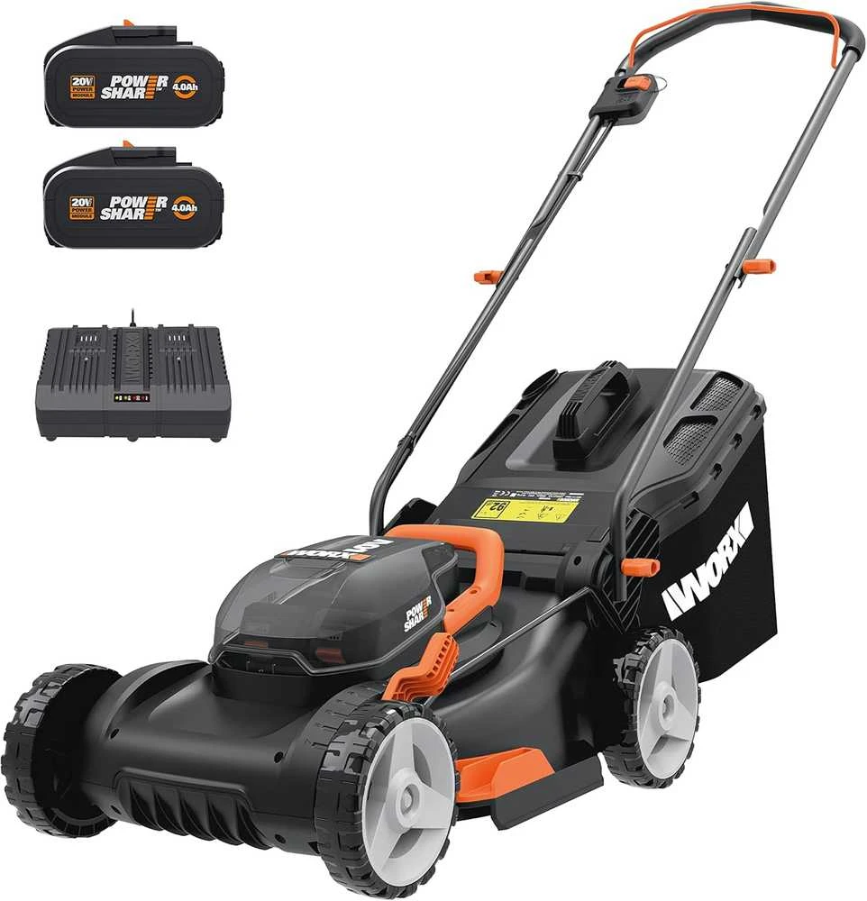 Akumuliatorinė vejapjovė WORX WG743E 2x20V 4Ah