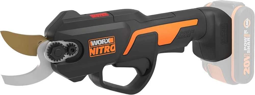 WORX Akumuliatorinis sekatorius WG330E.9 be akumuliatoriaus ir kroviklio