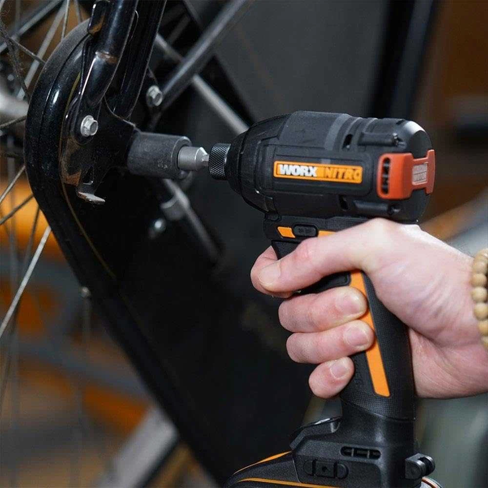 WORX akumuliatorinis smūginis suktuvas 20 V, 200 Nm, bešepetėlis, 3 greičiai, WX265