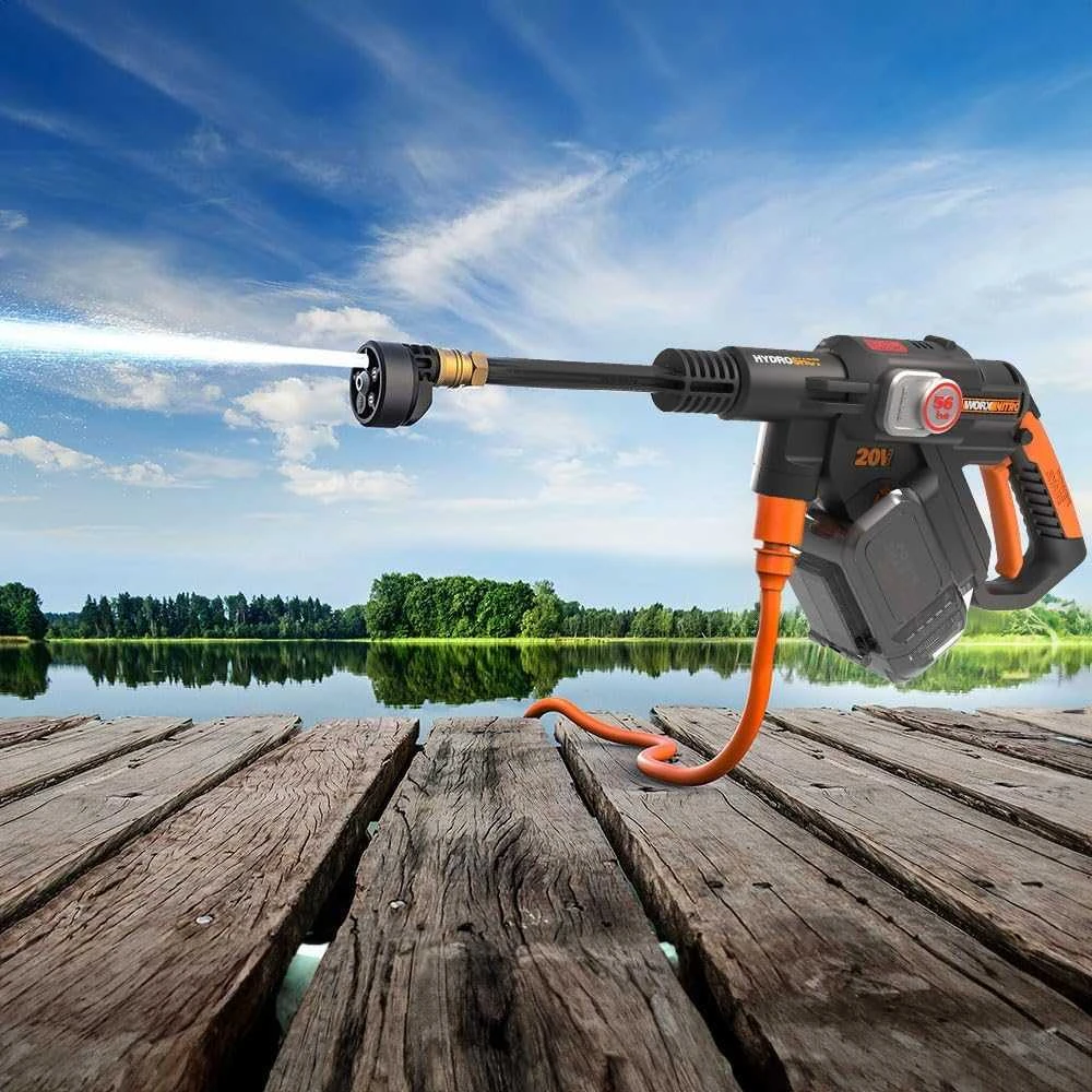 Worx akumuliatorinė plovykla Worx WG633E.9, 56bar, be akumuliatoriaus ir koroviklio