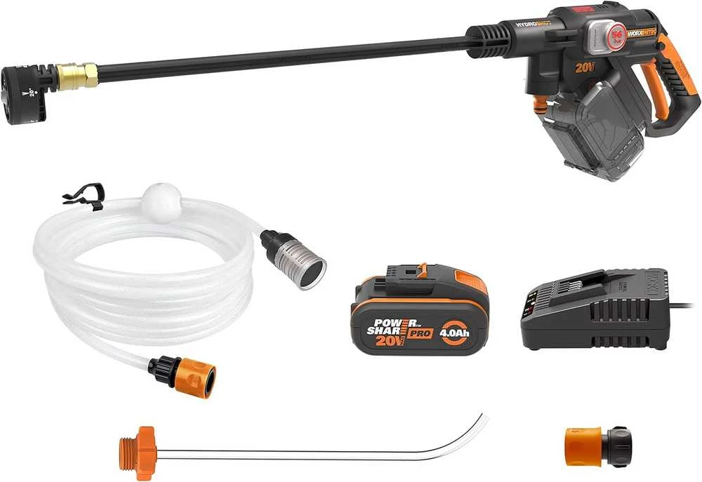 Worx akumuliatorinė plovykla Worx WG633E.9, 56bar, be akumuliatoriaus ir koroviklio