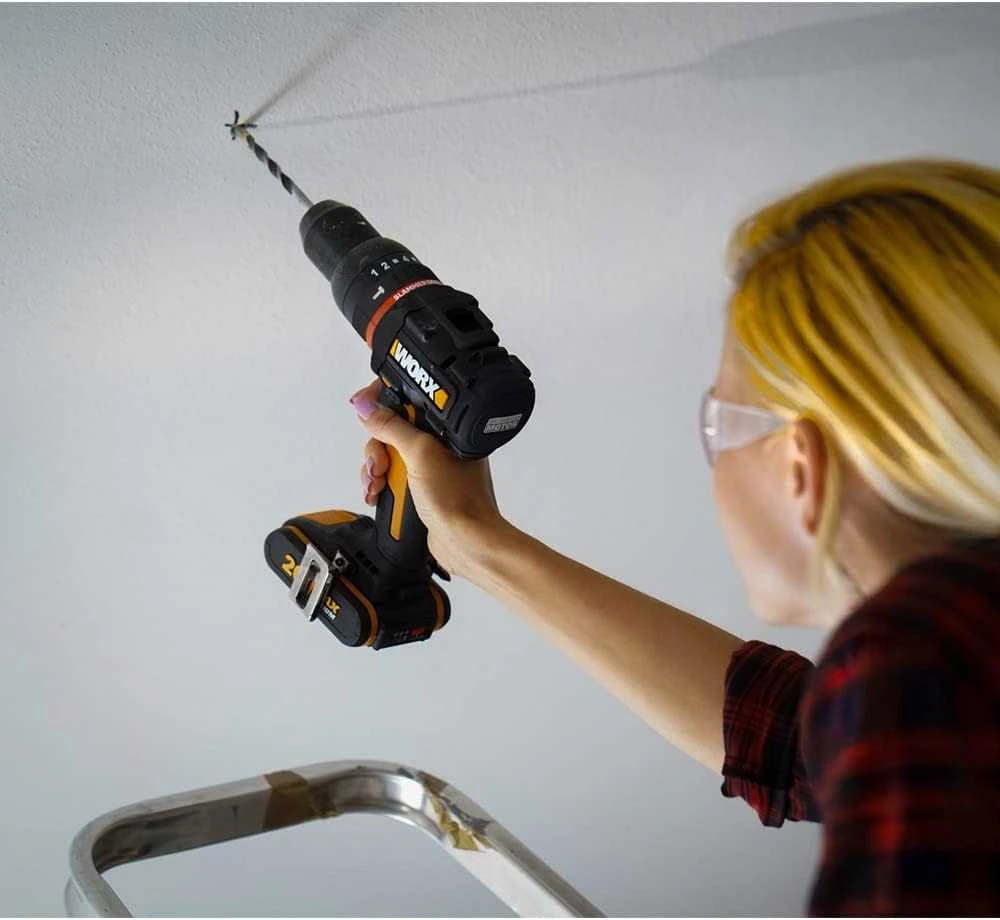 WORX belaidis smūginis gręžtuvas 20 V, 60 Nm, bešepetėlinis variklis, 2 greičiai, WX352