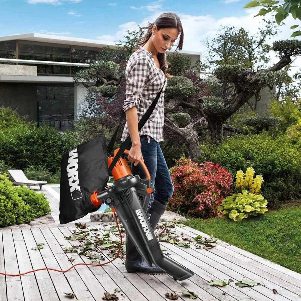 WORX elektrinė lapų pūstuvas ir siurblys 3000 W 3-in-1, 335 km/h, 600 m³/h, WG505E