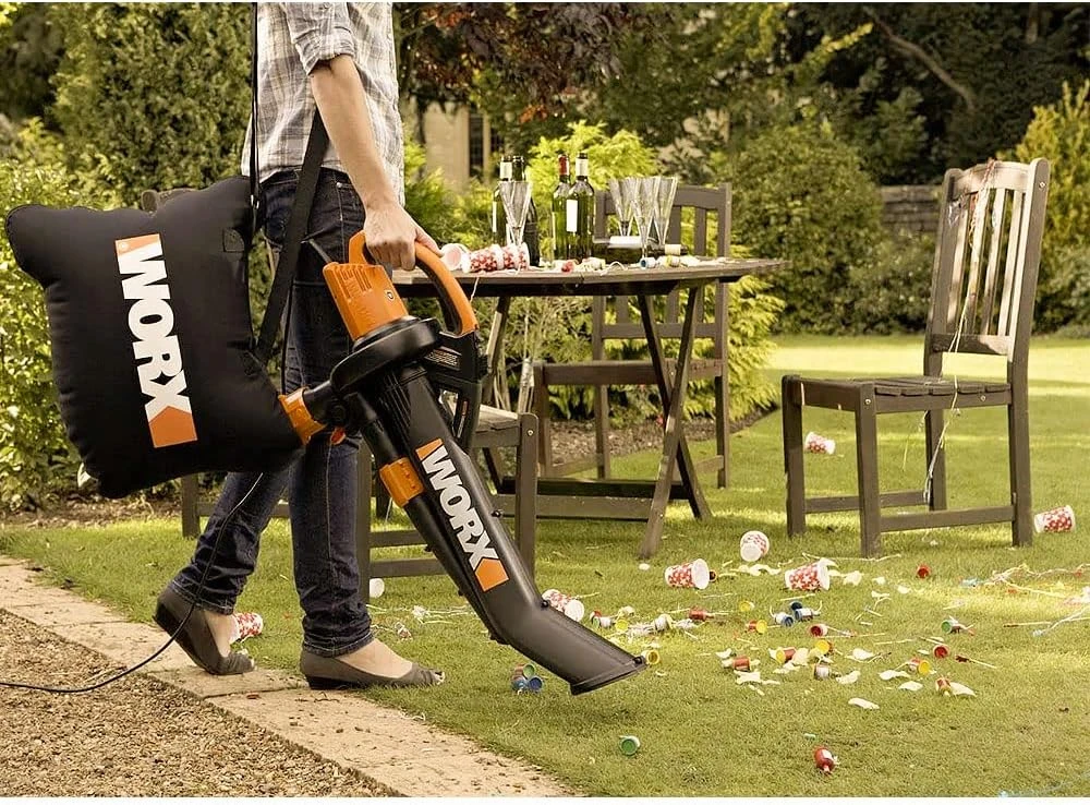 WORX elektrinė lapų pūstuvas ir siurblys 3000 W 3-in-1, 335 km/h, 600 m³/h, WG505E