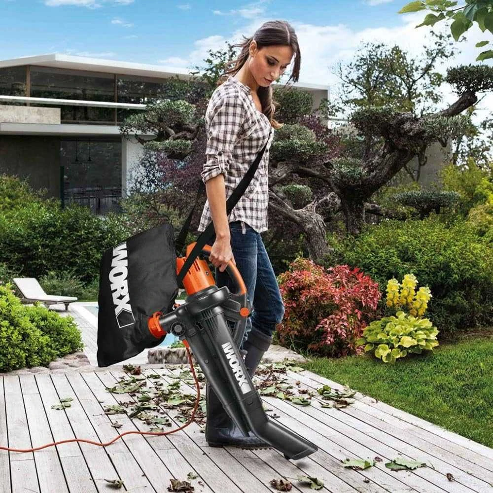 WORX elektrinė lapų pūstuvas ir siurblys 3000 W 3-in-1, 335 km/h, 600 m³/h, WG505E