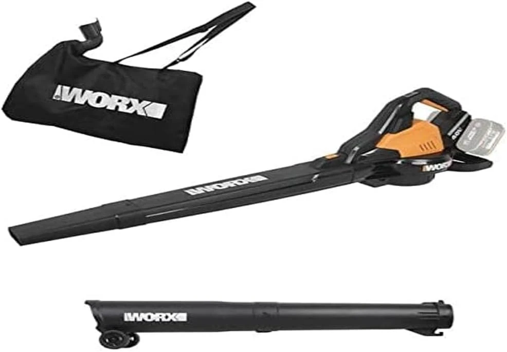 WORX WG583E.9 Akumuliatorinis lapų pūstuvas 335 km/h be akumuliatorių ir kroviklio