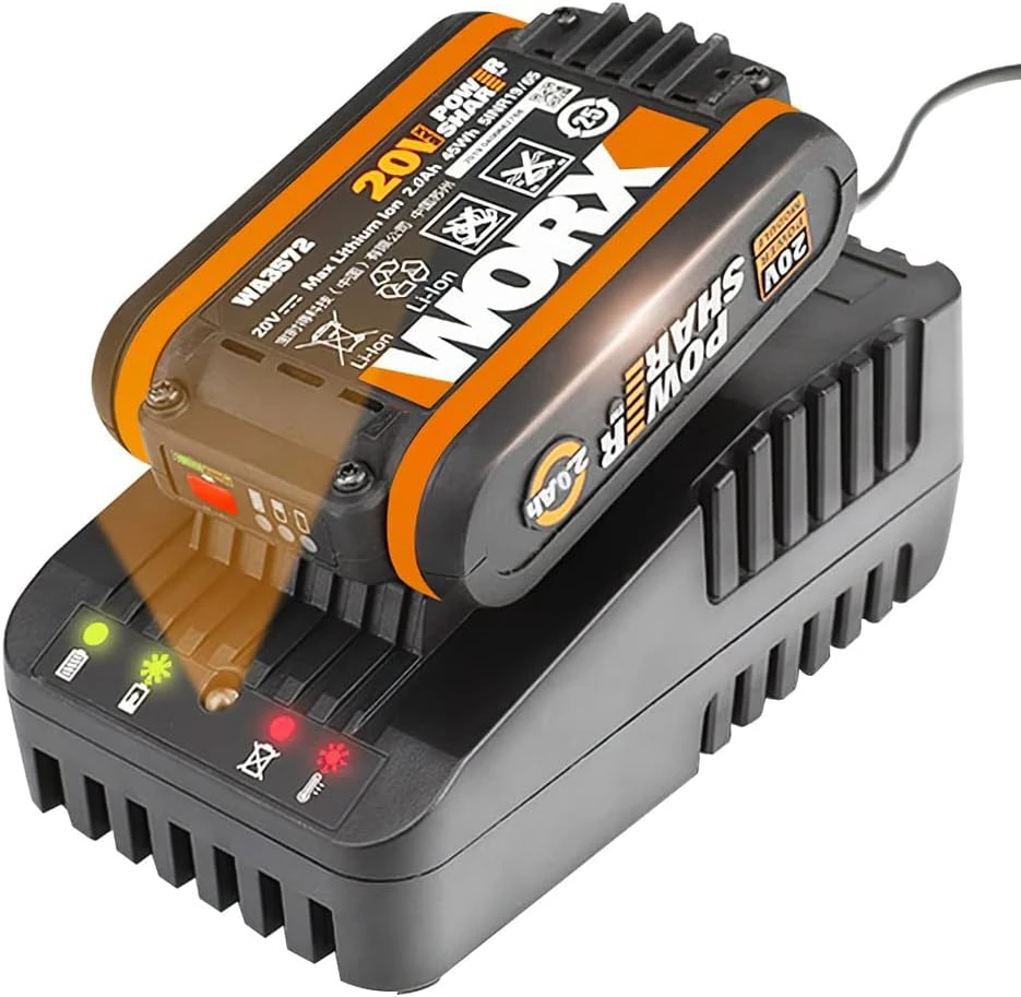 Worx WA3601 akumuliatoriaus ir kroviklio rinkinys Li-Ion - 2 Ah - 20 V