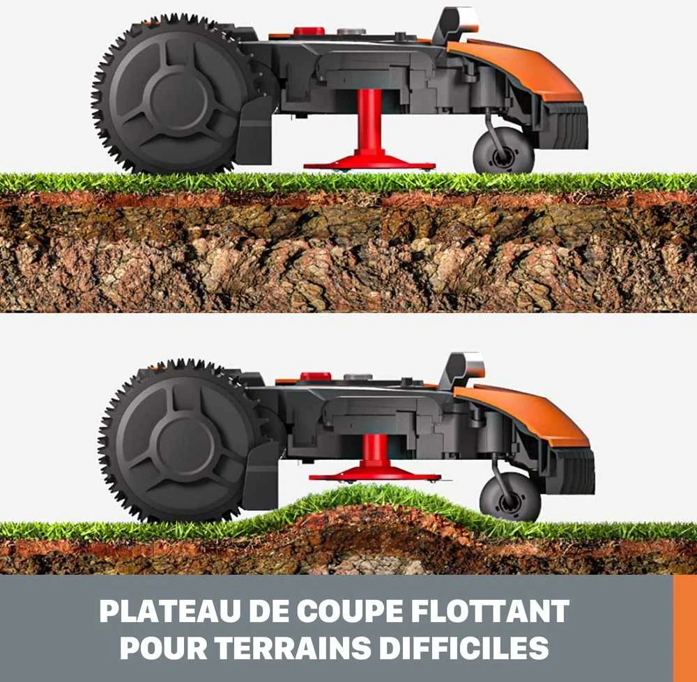 Robotas vejapjovė Worx Landroid M500 Plus WR165E