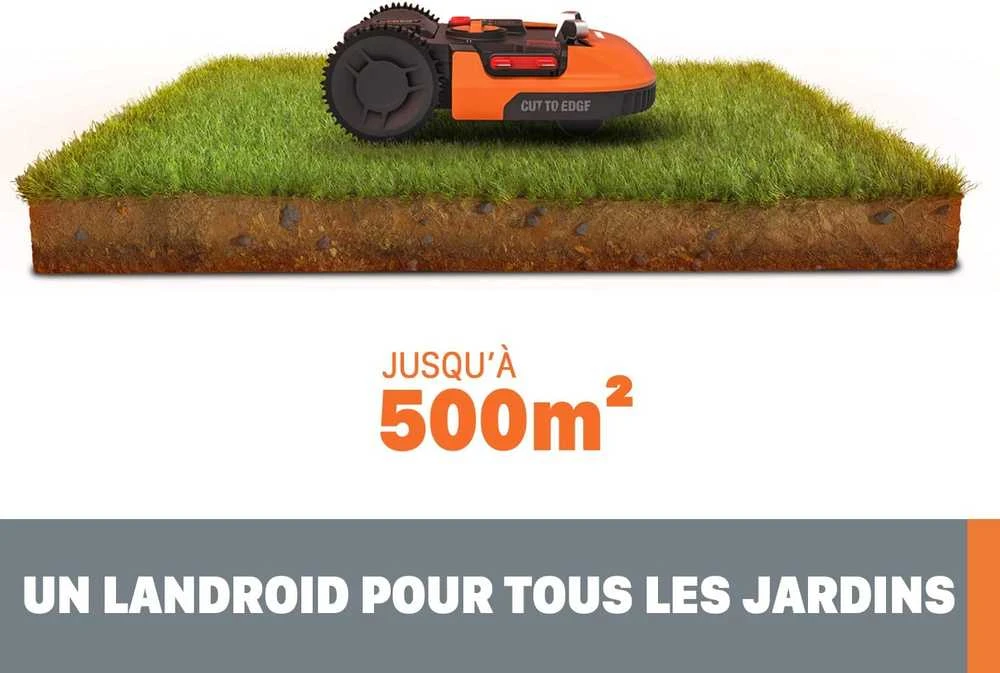 Robotas vejapjovė Worx Landroid M500 Plus WR165E
