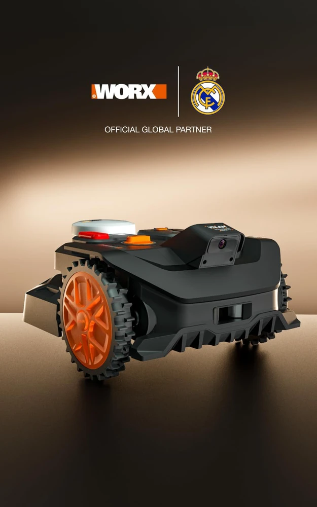 WORX vejapjovės robotas Landroid Vision Cloud 2WD, AI kliūčių atpažinimas, plotams iki 400 m², WR304E